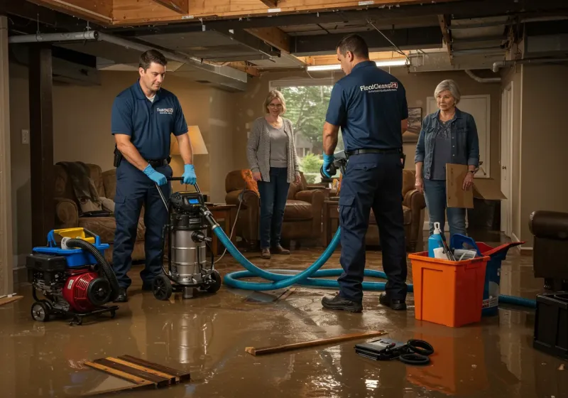 Basement Water Extraction and Removal Techniques process in Andrews, IN